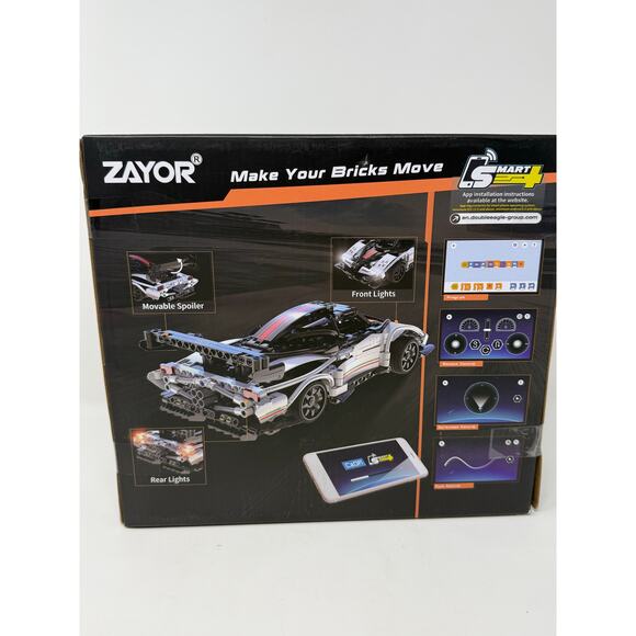 Zayor Make Your Bricks Move Z-Wind Build Remote Control Car - Picture 2 of 5